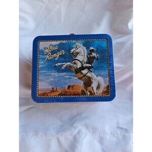 Vintage Hallmark School Days, 1998, "The Lone‎ Ranger", Metal Lunch Box 6”x5”
